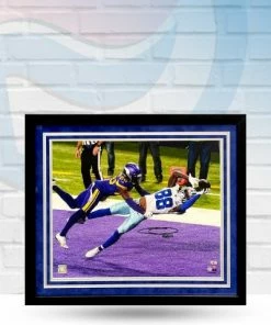 Fan Cave Sports Autographed Memorabilia CeeDee Lamb Dallas Cowboys Autographed Framed 16x20 Photo- COA