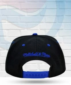Mitchell & Ness Hats Charlotte Hornets Mitchell And Ness Black Royalty Snapback Hat