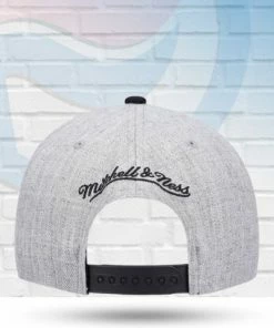 Mitchell & Ness Charlotte Hornets Mitchell And Ness Heather Underpop Snapback Hat