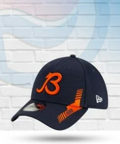 New Era Hats Chicago Bears 2021 Sideline 39THIRTY Flex Hat