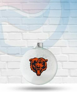 Logo Brands Holiday Chicago Bears Snowball Christmas Tree Ornament