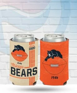 WinCraft Chicago Bears Vintage Can Koozie Drinkware