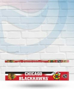Michigan Accessories Chicago Blackhawks 6 Pack Pencil Set