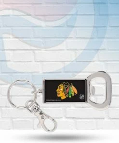 Michigan Chicago Blackhawks Bottle Opener Keychain Clearance