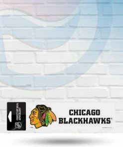 Michigan Chicago Blackhawks Perfect Cut Decal 3" X 10"