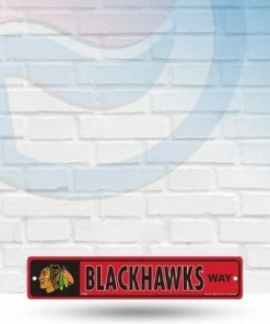 WinCraft Chicago Blackhawks Street Zone Plastic Blvd Sign