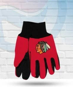 Michigan Chicago Blackhawks Two Tone Sport Utility Gloves