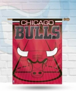 Michigan Clearance Chicago Bulls 27" X 37" Vertical Flag