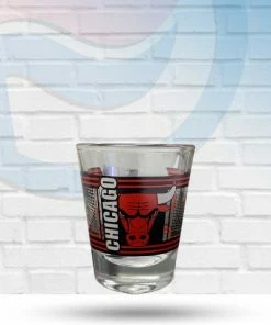 Logo Brands Chicago Bulls Hero Shot Glass