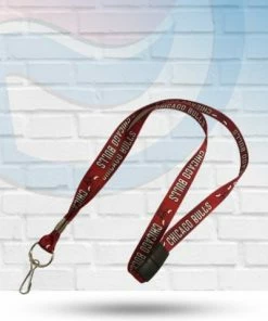 Michigan Lanyards Chicago Bulls Lanyard With Breakaway Buckle