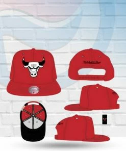 Mitchell & Ness Chicago Bulls Mitchell And Ness Bred Snapback Hat Hats