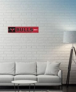WinCraft Wall Signs Chicago Bulls Street Zone Plastic Way Sign