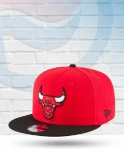 New Era Hats Chicago Bulls Two Tone 9FIFTY Snapback Hat