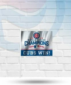 Michigan Clearance Chicago Cubs 2016 World Series Champions Car Flag
