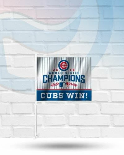 Michigan Clearance Chicago Cubs 2016 World Series Champions Car Flag 1 Michigan Clearance Chicago Cubs 2016 World Series Champions Car Flag