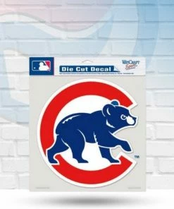 Michigan Chicago Cubs Alternate Logo Perfect Cut Decal 8" X 8" Decals