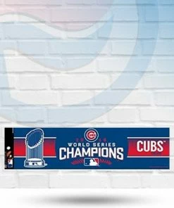 Michigan Chicago Cubs Bumper Sticker Decal 3" X 10 1/2" Clearance