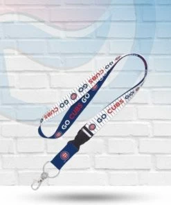 WinCraft Lanyards Chicago Cubs "Go Cubs" Lanyard With Detachable Buckle