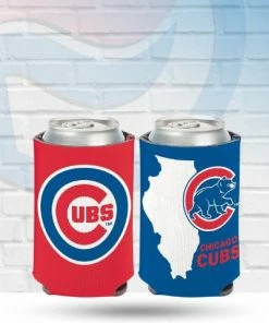 WinCraft Chicago Cubs State Shape Can Koozie