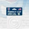 WinCraft Decals Chicago Cubs White Perfect Cut Decal 4" X 4"