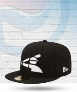 New Era Hats Chicago White Sox White And Black 59FIFTY Fitted Hat