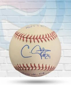 Fan Cave Sports Chris Carpenter St Louis Cardinals Autographed Stat Baseball W/ 8+ Inscriptions - JSA COA