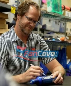 Fan Cave Sports Chris Pronger Autographed St Louis Blues Mini Replica Helmet - Navy - JSA Autographed Memorabilia 6 Fan Cave Sports Chris Pronger Autographed St Louis Blues Mini Replica Helmet - Navy - JSA Autographed Memorabilia