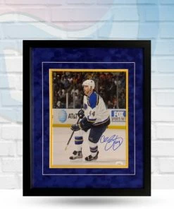 Fan Cave Sports Chris Pronger St Louis Blues Autographed Framed 11x14 - JSA