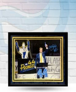 Fan Cave Sports Chris Pronger St Louis Blues Autographed Framed 16x20 W/ Inscription - JSA Autographed Memorabilia