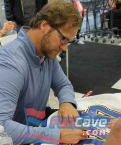 Fan Cave Sports Autographed Memorabilia Chris Pronger St Louis Blues Autographed Logo Puck - JSA