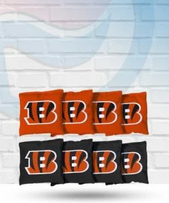 Victory Tailgate Games Cincinnati Bengals Regulation Cornhole Bag Set