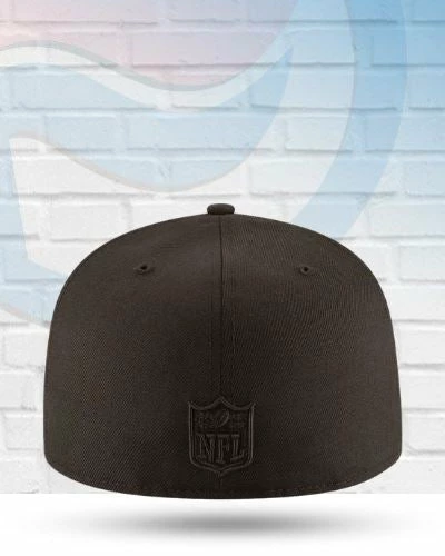 New Era Cinncinnati Bengals Black On Black 59FIFTY Fitted Hat PHOTO Hats 4 New Era Cinncinnati Bengals Black On Black 59FIFTY Fitted Hat PHOTO Hats