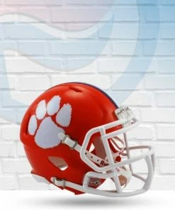 Score Here Collectibles Clemson Tigers Speed Riddell Mini Football Helmet