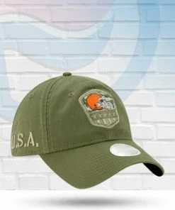 New Era Cleveland Browns 2019 Salute To Service 9TWENTY Women's Adjustable Hat Hats