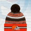 New Era Hats Cleveland Browns 2021 Sideline Sport Knit Pom Beanie