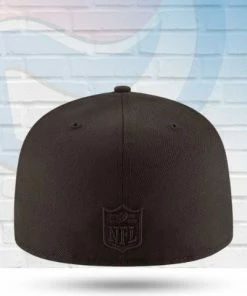 New Era Cleveland Browns Black On Black 59FIFTY Fitted Hat Hats