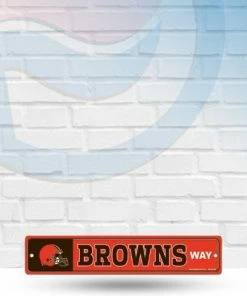 WinCraft Cleveland Browns Street Zone Plastic Blvd Sign Wall Signs