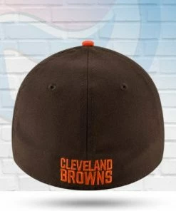 New Era Hats Cleveland Browns Team Classic Two Tone 39THIRTY Flex Hat