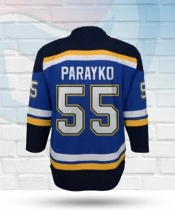 Outer Stuff Colton Parayko St Louis Blues Replica Youth Home Jersey Jerseys & Apparel 5 Outer Stuff Colton Parayko St Louis Blues Replica Youth Home Jersey Jerseys & Apparel