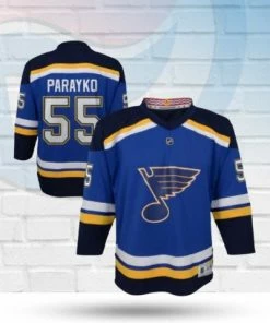 Outer Stuff Colton Parayko St Louis Blues Replica Youth Home Jersey Jerseys & Apparel