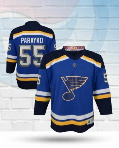 Outer Stuff Colton Parayko St Louis Blues Replica Youth Home Jersey Jerseys & Apparel 1 Outer Stuff Colton Parayko St Louis Blues Replica Youth Home Jersey Jerseys & Apparel
