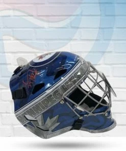 Fan Cave Sports Autographed Memorabilia Connor Hellebuyck Winnipeg Jets Autographed Full Size Replica Goalie Mask - COA