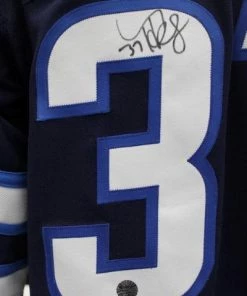 Fan Cave Sports Connor Hellebuyck Winnipeg Jets Autographed Home Adidas Jersey - COA