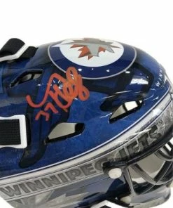 Fan Cave Sports Connor Hellebuyck Winnipeg Jets Autographed Mini Goalie Mask - COA