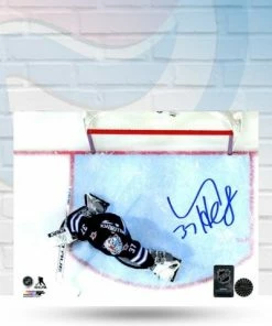 Fan Cave Sports Autographed Memorabilia Connor Hellebuyck Winnipeg Jets Autographed Overhead 8x10 Photo - COA