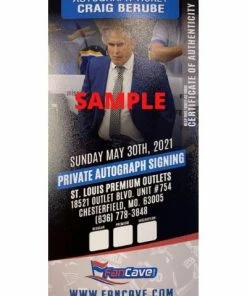 Fan Cave Sports Craig Berube, Doug Armstrong And Ryan O'Reilly St Louis Blues Triple Autographed Framed 11x14 - JSA Autographed Memorabilia 14 Fan Cave Sports Craig Berube, Doug Armstrong And Ryan O'Reilly St Louis Blues Triple Autographed Framed 11x14 - JSA Autographed Memorabilia
