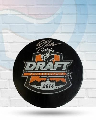 Fan Cave Sports Autographed Memorabilia Dakota Joshua St Louis Blues Autographed 2014 NHL Draft Puck - COA 1 Fan Cave Sports Autographed Memorabilia Dakota Joshua St Louis Blues Autographed 2014 NHL Draft Puck - COA