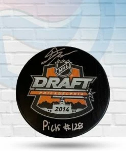 Fan Cave Sports Dakota Joshua St Louis Blues Autographed 2014 NHL Draft Puck With Inscription - COA