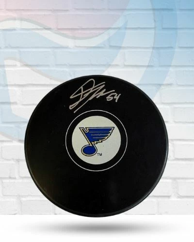 Fan Cave Sports Dakota Joshua St Louis Blues Autographed Logo Puck - COA Autographed Memorabilia 1 Fan Cave Sports Dakota Joshua St Louis Blues Autographed Logo Puck - COA Autographed Memorabilia