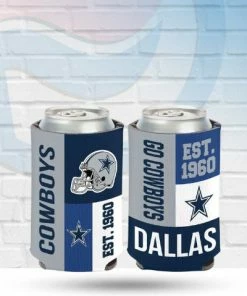 WinCraft Drinkware Dallas Cowboys Color Block Can Koozie